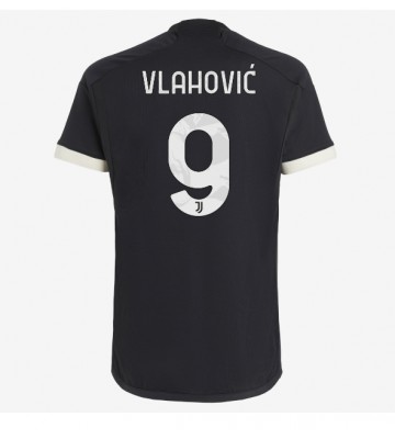 Juventus Dusan Vlahovic #9 Tredjedrakt 2023-24 Kortermet
